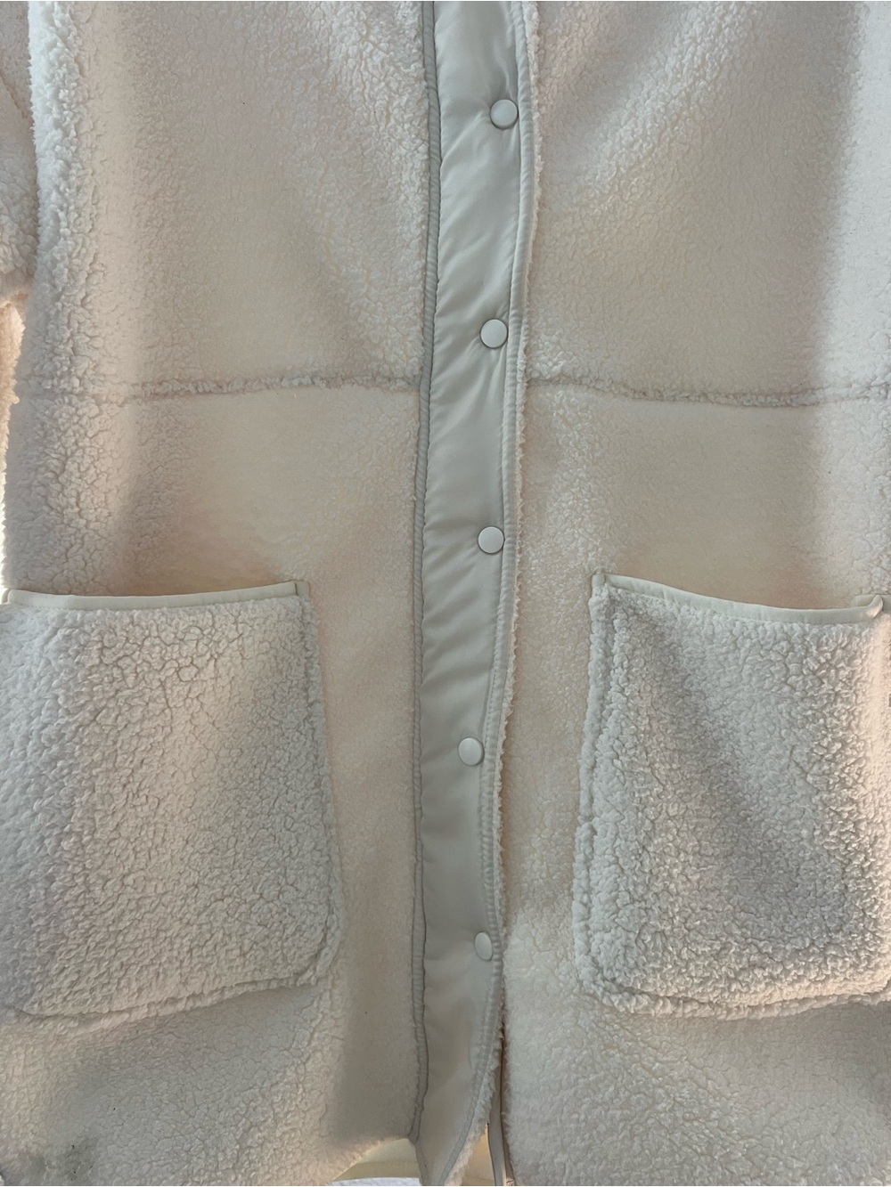 Yogalicious White Dove Sherpa Arctic Avenue Jacket - Picture 6 of 7